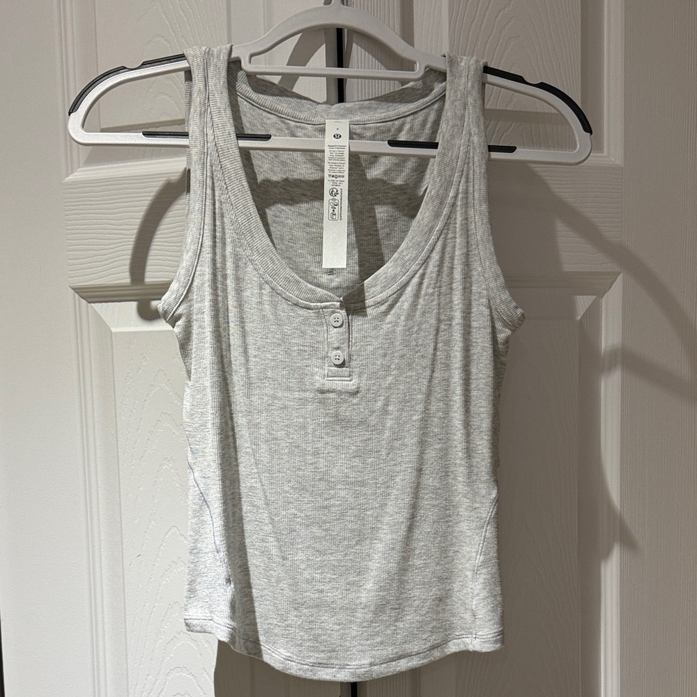 Lululemon Athletica Heather Gray Tank Top